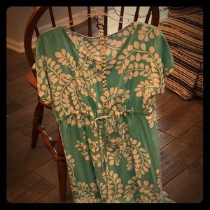 BEAUTIFUL RESORT WEAR DRESS W/CINCHED TIE WAIST